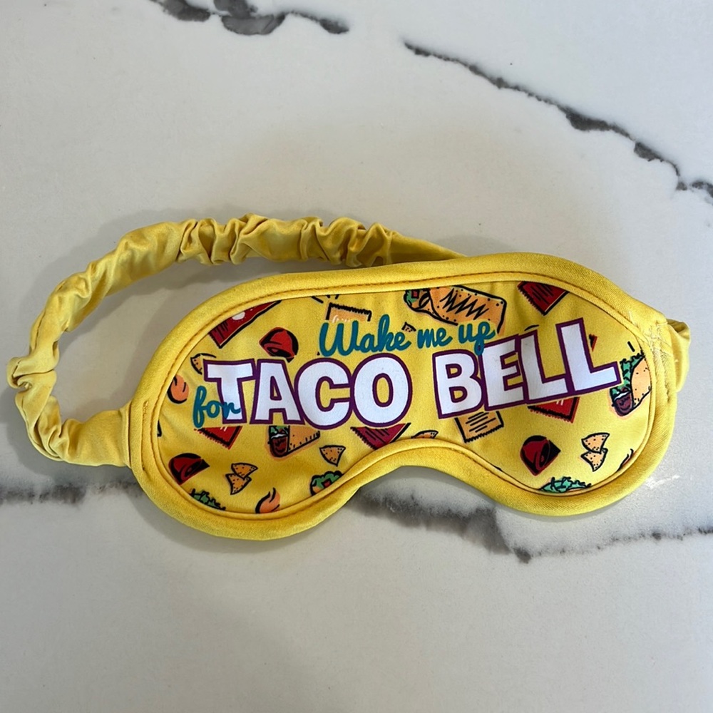 Taco Bell sleep mask